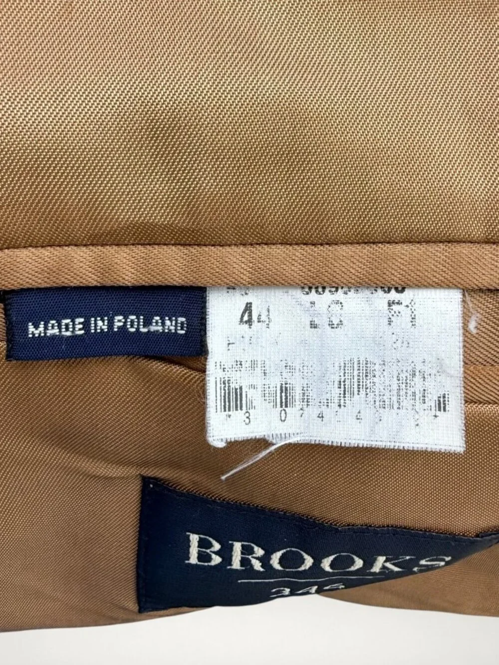 Brooks Brothers 346 100% Camel Hair Blazer Sport Coat 46R Tan Classic